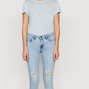 Frame Denim Le Garcon Crop Bathe jeans 31 $228